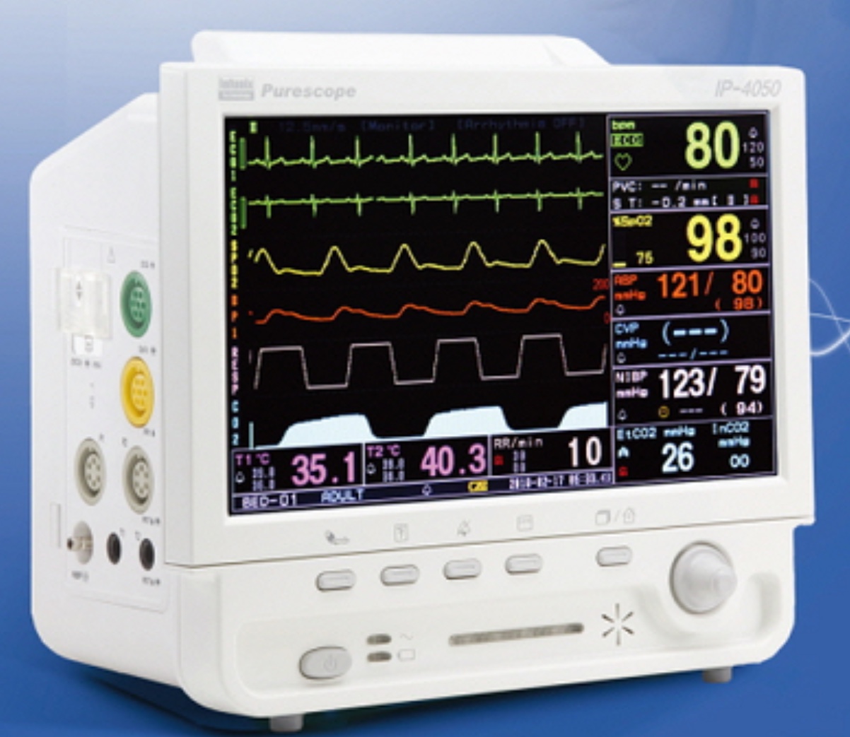 Monitor theo dõi bệnh nhân 5 thông số - model: IP 4050 - Hãng: Infunix Techonology Co., Ltd