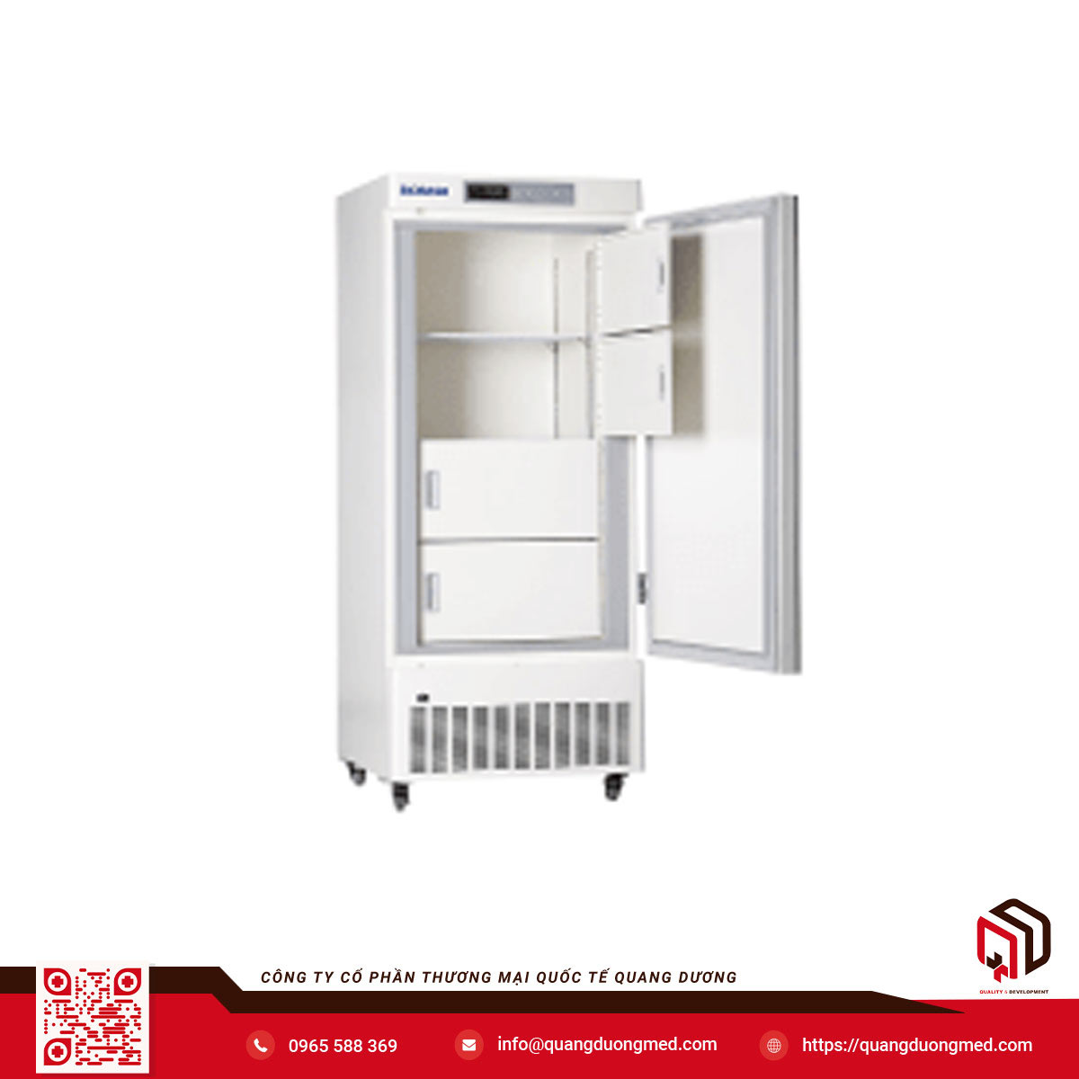 Tủ Lạnh Âm 25 Độ C Kiểu Đứng Biobase 268 | Model: BDF-25V268