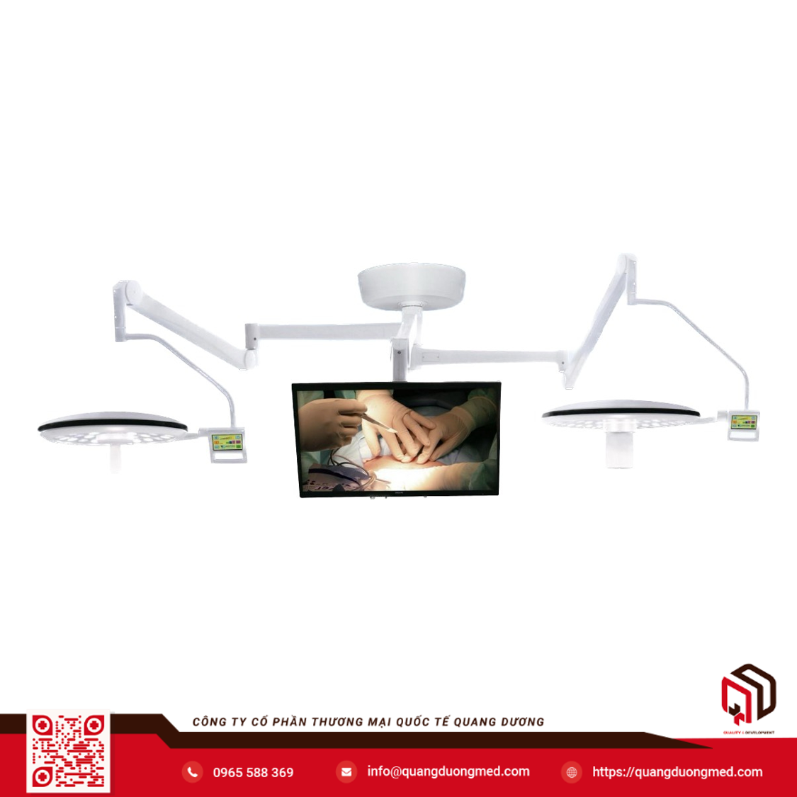 Đèn mổ - Model: PLM-700/500-TV (3-Arm) - Kareway