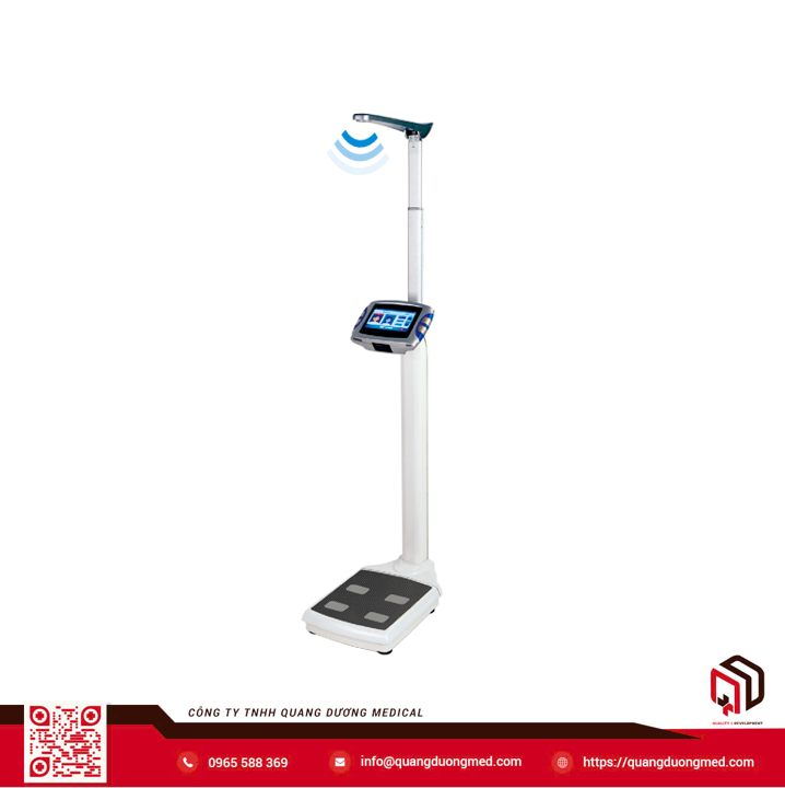 Cân sức khỏe có thước đo chiều cao BFLA - Kinlee