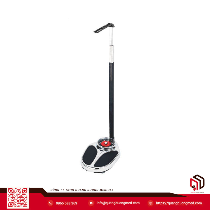 Cân y tế có thước đo chiều cao DT05L - Kinlee