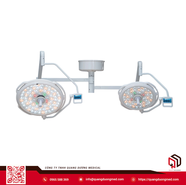 Đèn mổ treo trần 2 nhánh - Model: PLM -700/500  - Kareway