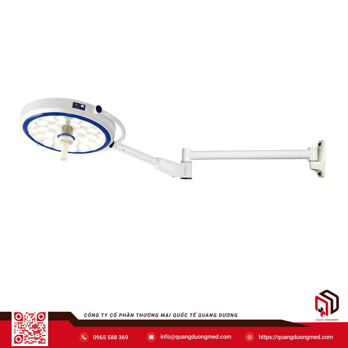 Đèn phẫu thuật treo tường 1 nhánh LED SLJ-100W | Sturdy