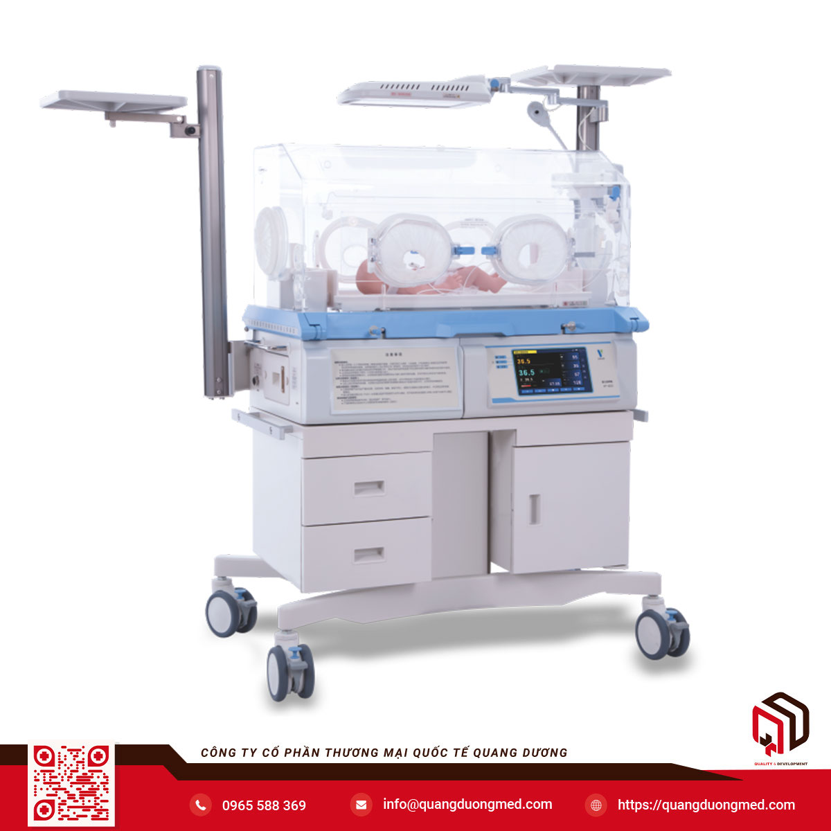 Lồng ấp trẻ sơ sinh Model: YP-600/600D