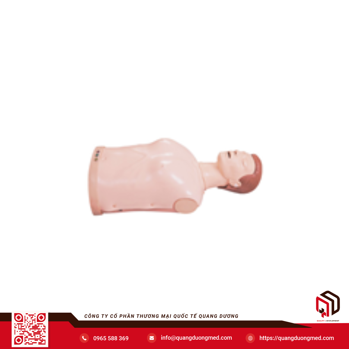 Mô hình hồi sức tim phổi bán thân có đèn hiển thị KAR/CPR195