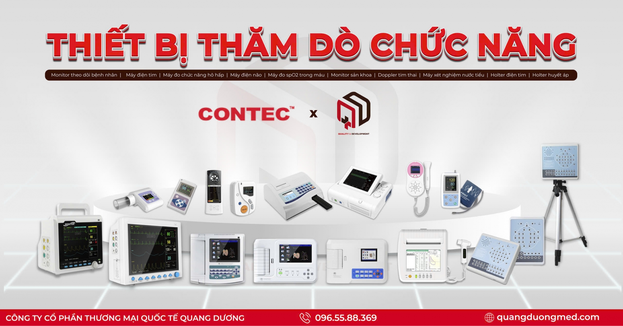 Top các thiết bị y tế Contec bán chạy nhất tại Quang Dương Medical